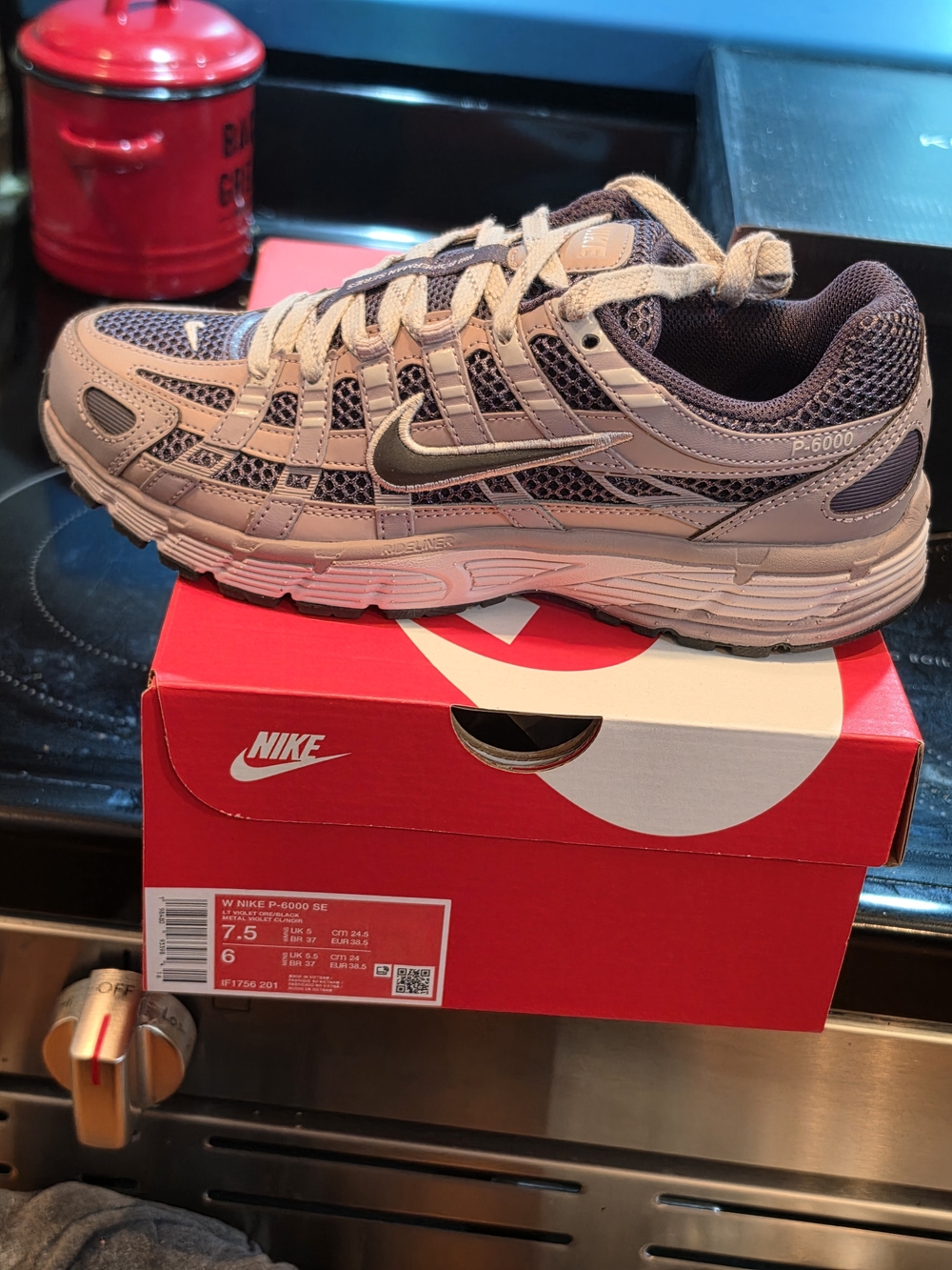Nike Running Shoe In Lt Violet/black